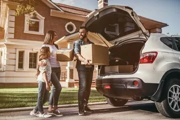 Family moving after selling their house